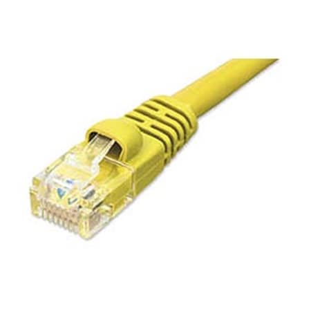 CAT5e Enhanced Patch Cable With Boot 25ft Yellow